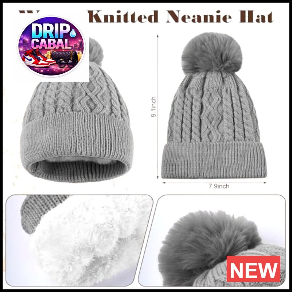 Winter Accessory Set Touchscreen Gloves Scarf Hat… - image 5